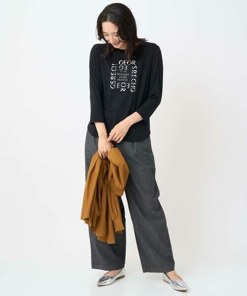 GEORGES RECH / ジョルジュ・レッシュ カットソー | ベア天竺ロゴプルオーバー | 詳細24