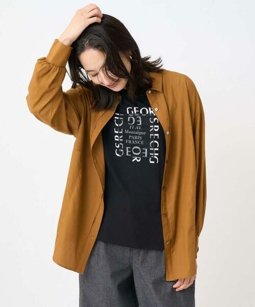 GEORGES RECH / ジョルジュ・レッシュ カットソー | ベア天竺ロゴプルオーバー | 詳細4