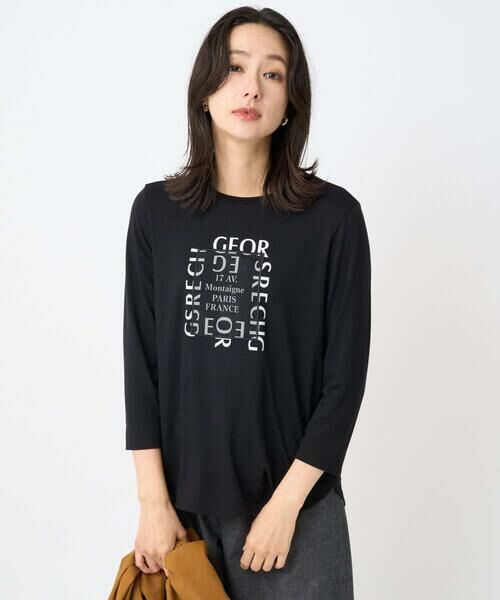 GEORGES RECH / ジョルジュ・レッシュ カットソー | ベア天竺ロゴプルオーバー | 詳細5