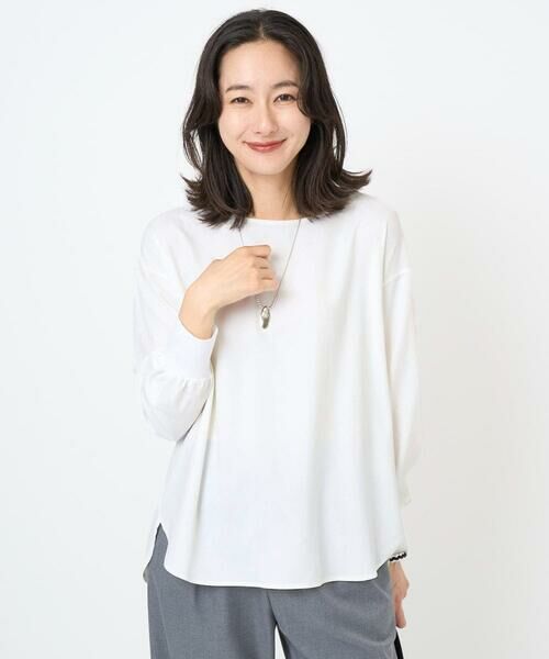 GEORGES RECH / ジョルジュ・レッシュ カットソー | ストレッチブラウソー | 詳細1