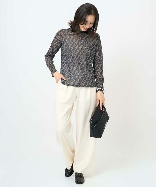 GEORGES RECH / ジョルジュ・レッシュ カットソー | [日本製]シアーボトルネックロゴカットソー | 詳細13