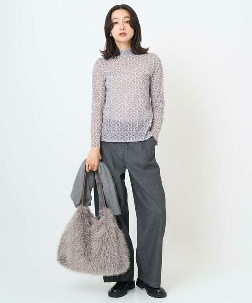 GEORGES RECH / ジョルジュ・レッシュ カットソー | [日本製]シアーボトルネックロゴカットソー | 詳細17