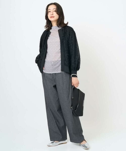 GEORGES RECH / ジョルジュ・レッシュ カットソー | [日本製]シアーボトルネックロゴカットソー | 詳細18