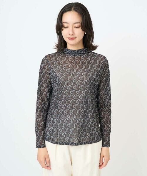 GEORGES RECH / ジョルジュ・レッシュ カットソー | [日本製]シアーボトルネックロゴカットソー | 詳細5