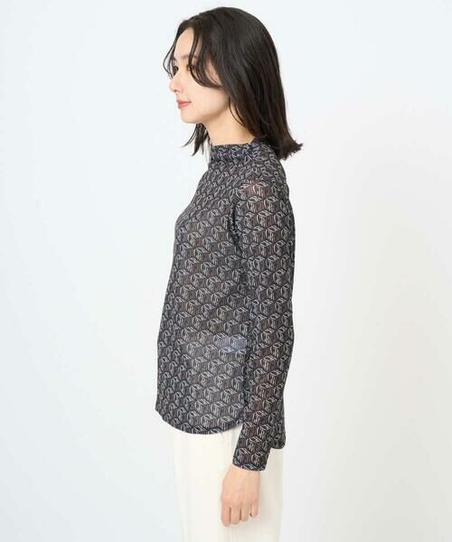 GEORGES RECH / ジョルジュ・レッシュ カットソー | [日本製]シアーボトルネックロゴカットソー | 詳細6