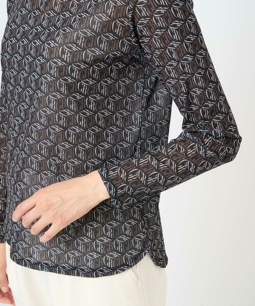 GEORGES RECH / ジョルジュ・レッシュ カットソー | [日本製]シアーボトルネックロゴカットソー | 詳細9