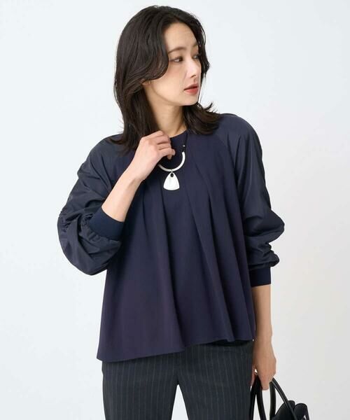 GEORGES RECH / ジョルジュ・レッシュ カットソー | ジャージータフタコンビプルオーバー | 詳細1