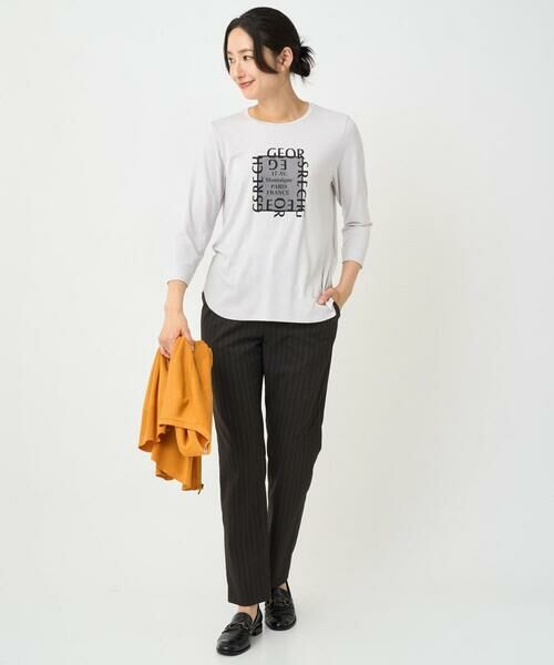 GEORGES RECH / ジョルジュ・レッシュ その他パンツ | [日本製]ストライプテーパードパンツ | 詳細19