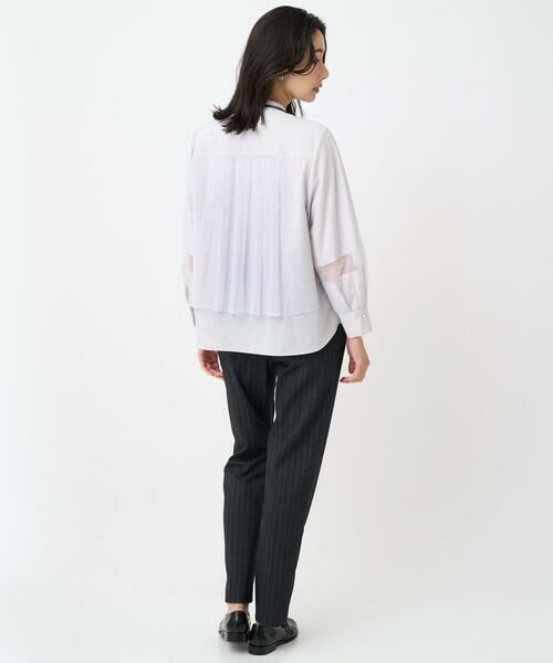 GEORGES RECH / ジョルジュ・レッシュ その他パンツ | [日本製]ストライプテーパードパンツ | 詳細2