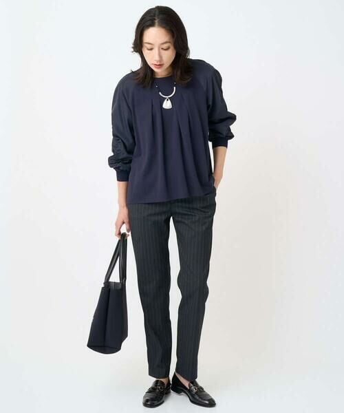 GEORGES RECH / ジョルジュ・レッシュ その他パンツ | [日本製]ストライプテーパードパンツ | 詳細5