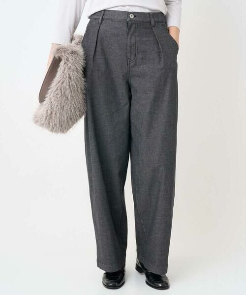 GEORGES RECH / ジョルジュ・レッシュ その他パンツ | [セットアップ対応]バレルワイドブラックデニムパンツ | 詳細1