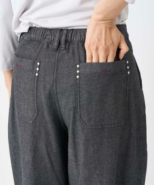 GEORGES RECH / ジョルジュ・レッシュ その他パンツ | [セットアップ対応]バレルワイドブラックデニムパンツ | 詳細5