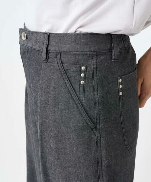 GEORGES RECH / ジョルジュ・レッシュ その他パンツ | [セットアップ対応]バレルワイドブラックデニムパンツ | 詳細7