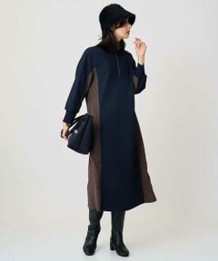 GEORGES RECH / ジョルジュ・レッシュ ロング・マキシ丈ワンピース | ダンボールタフタドッキングワンピース