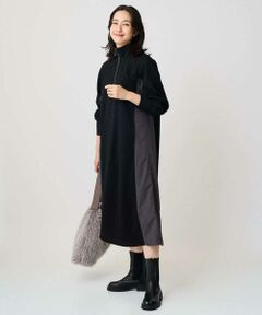 GEORGES RECH / ジョルジュ・レッシュ ロング・マキシ丈ワンピース | ダンボールタフタドッキングワンピース