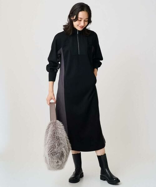 GEORGES RECH / ジョルジュ・レッシュ ロング・マキシ丈ワンピース | ダンボールタフタドッキングワンピース | 詳細10