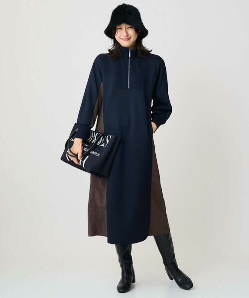 GEORGES RECH / ジョルジュ・レッシュ ロング・マキシ丈ワンピース | ダンボールタフタドッキングワンピース | 詳細14