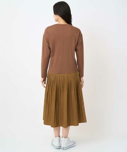 GEORGES RECH / ジョルジュ・レッシュ ロング・マキシ丈ワンピース | ジャージータフタコンビワンピース | 詳細3