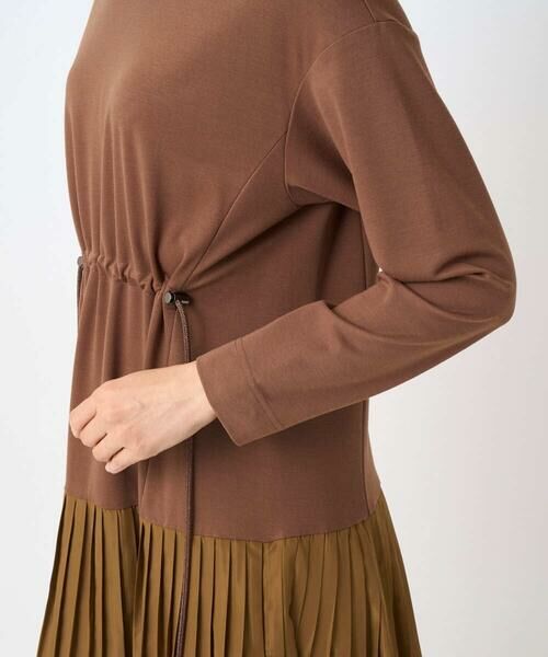 GEORGES RECH / ジョルジュ・レッシュ ロング・マキシ丈ワンピース | ジャージータフタコンビワンピース | 詳細5