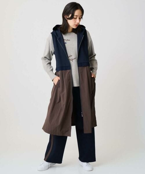 GEORGES RECH / ジョルジュ・レッシュ チノ・ワークパンツ | ストレッチダンボールストレートワイドパンツ | 詳細11