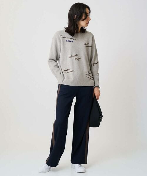 GEORGES RECH / ジョルジュ・レッシュ チノ・ワークパンツ | ストレッチダンボールストレートワイドパンツ | 詳細13