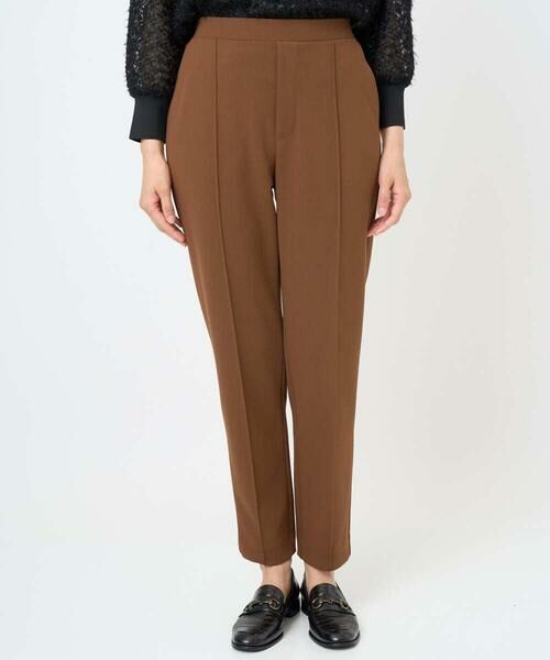 GEORGES RECH / ジョルジュ・レッシュ ショート・ハーフ・半端丈パンツ | [日本製]カットジョーゼットストレッチテーパードパンツ | 詳細4