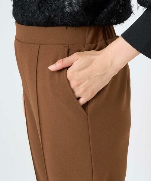 GEORGES RECH / ジョルジュ・レッシュ ショート・ハーフ・半端丈パンツ | [日本製]カットジョーゼットストレッチテーパードパンツ | 詳細8