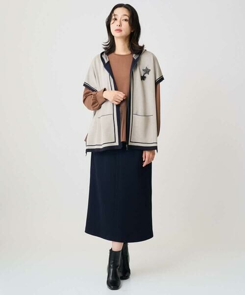 GEORGES RECH / ジョルジュ・レッシュ その他トップス | ダブルジャカードニットポンチョ | 詳細14