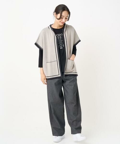 GEORGES RECH / ジョルジュ・レッシュ その他トップス | ダブルジャカードニットポンチョ | 詳細18