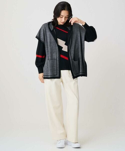 GEORGES RECH / ジョルジュ・レッシュ その他トップス | ダブルジャカードニットポンチョ | 詳細21