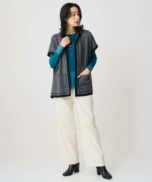 GEORGES RECH / ジョルジュ・レッシュ その他トップス | ダブルジャカードニットポンチョ | 詳細23