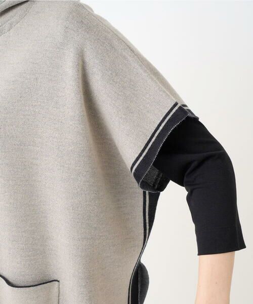 GEORGES RECH / ジョルジュ・レッシュ その他トップス | ダブルジャカードニットポンチョ | 詳細7