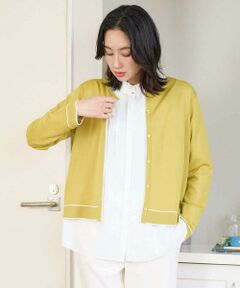 GEORGES RECH / ジョルジュ・レッシュ カーディガン・ボレロ | [アンサンブル対応]ウォッシャブルウールカーディガン