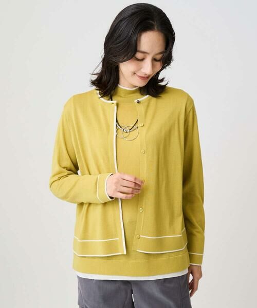 GEORGES RECH / ジョルジュ・レッシュ カーディガン・ボレロ | [アンサンブル対応]ウォッシャブルウールカーディガン | 詳細5