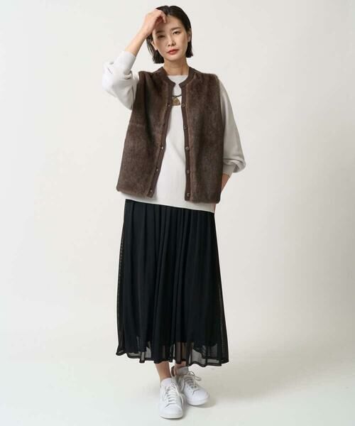 GEORGES RECH / ジョルジュ・レッシュ ベスト | フェイクファーニットベスト | 詳細16