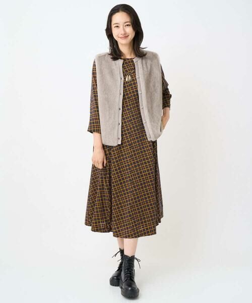 GEORGES RECH / ジョルジュ・レッシュ ベスト | フェイクファーニットベスト | 詳細18