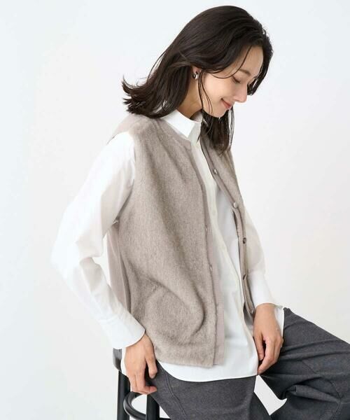 GEORGES RECH / ジョルジュ・レッシュ ベスト | フェイクファーニットベスト | 詳細2