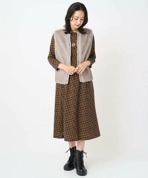 GEORGES RECH / ジョルジュ・レッシュ ベスト | フェイクファーニットベスト | 詳細23