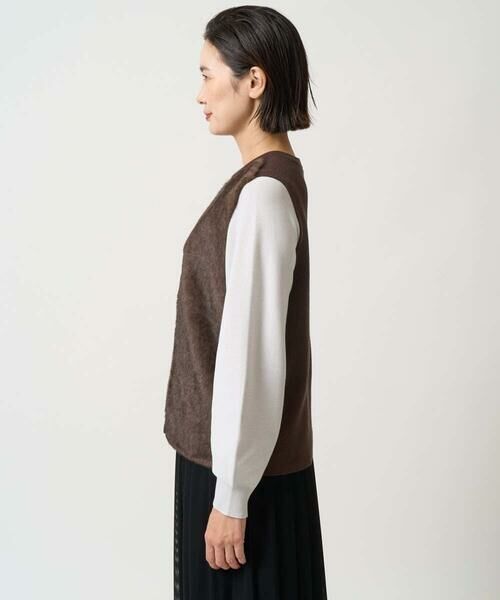 GEORGES RECH / ジョルジュ・レッシュ ベスト | フェイクファーニットベスト | 詳細7