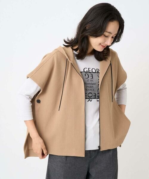 GEORGES RECH / ジョルジュ・レッシュ ベスト | ポンチョライクジャージーベスト | 詳細1