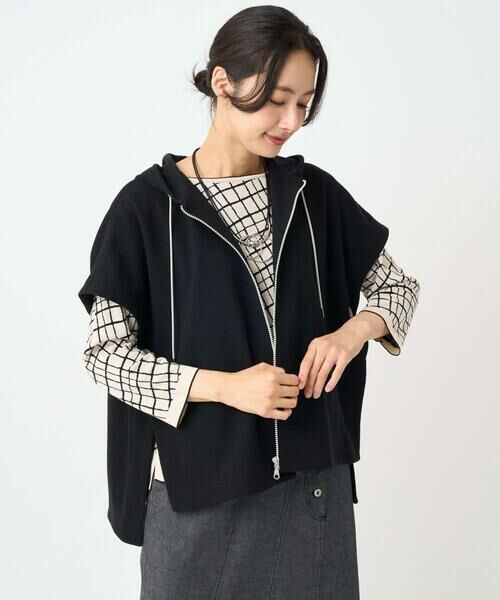 GEORGES RECH / ジョルジュ・レッシュ ベスト | ポンチョライクジャージーベスト | 詳細3