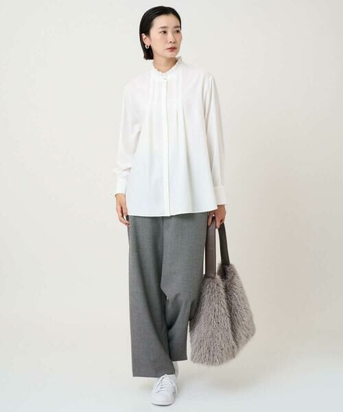 GEORGES RECH / ジョルジュ・レッシュ シャツ・ブラウス | [日本製]ロマンティックタックフリルブラウス | 詳細18