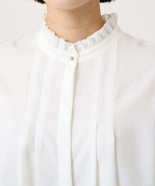 GEORGES RECH / ジョルジュ・レッシュ シャツ・ブラウス | [日本製]ロマンティックタックフリルブラウス | 詳細7