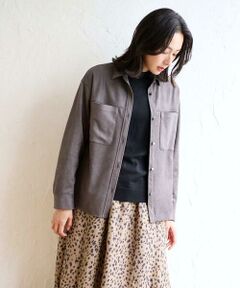 GEORGES RECH / ジョルジュ・レッシュ シャツ・ブラウス | [日本製]コーデュロイシャツジャケット