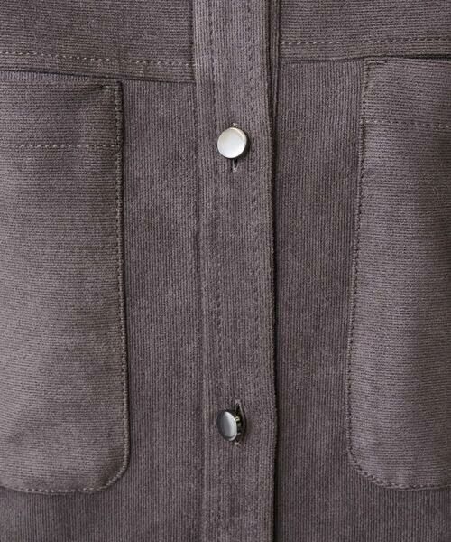 GEORGES RECH / ジョルジュ・レッシュ シャツ・ブラウス | [日本製]コーデュロイシャツジャケット | 詳細12