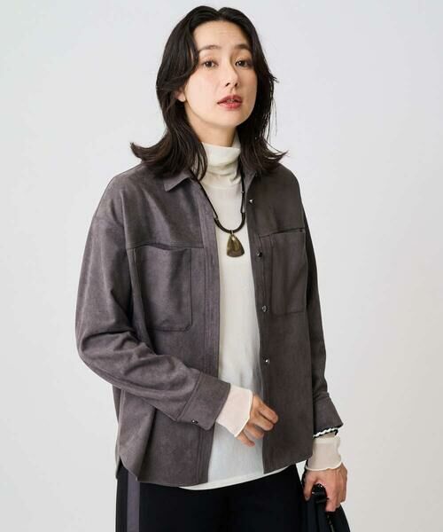 GEORGES RECH / ジョルジュ・レッシュ シャツ・ブラウス | [日本製]コーデュロイシャツジャケット | 詳細3