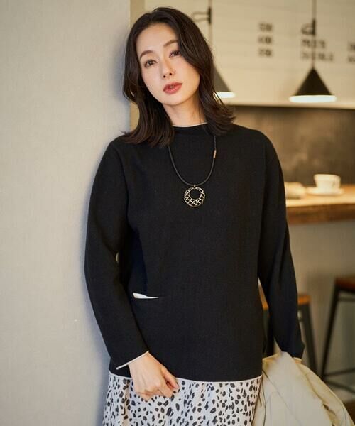 GEORGES RECH / ジョルジュ・レッシュ ニット・セーター | ラムウールモックネックニット | 詳細5