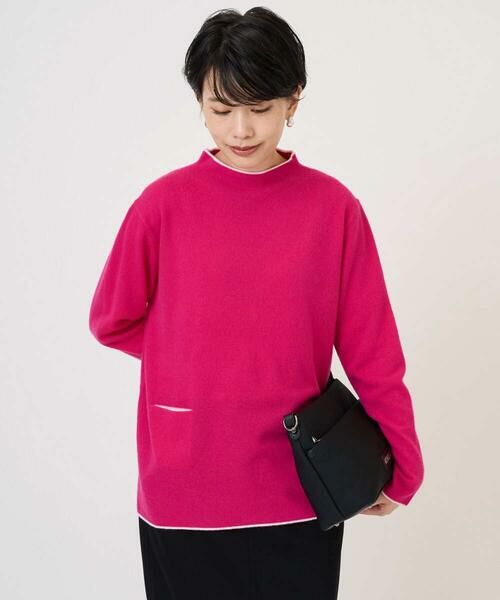 GEORGES RECH / ジョルジュ・レッシュ ニット・セーター | ラムウールモックネックニット | 詳細7