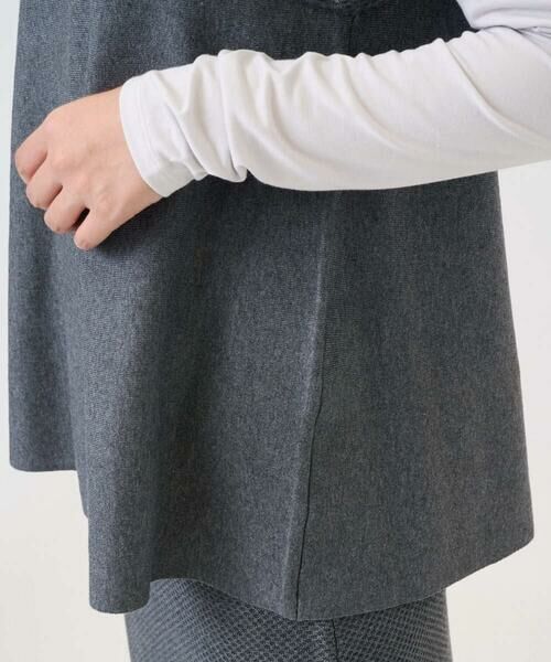 GEORGES RECH / ジョルジュ・レッシュ ベスト | [セットアップ対応]Vネックフレアニットベスト | 詳細11