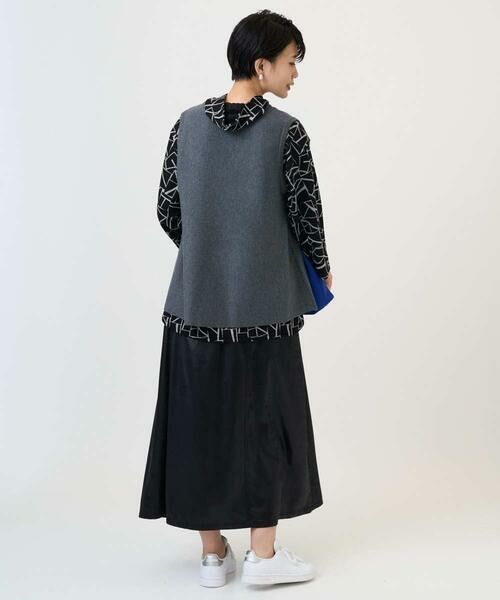 GEORGES RECH / ジョルジュ・レッシュ ベスト | [セットアップ対応]Vネックフレアニットベスト | 詳細23